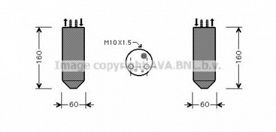 AVA QUALITY COOLING kad041 -  Осушитель, кондиционер